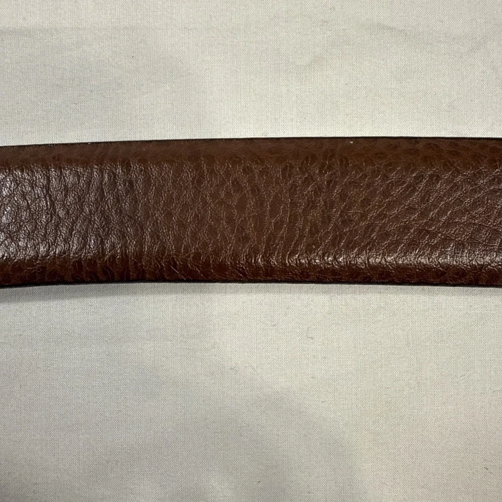 BELTS MEN 34/85CM  ANDREW FEZZA NEW YORK  Brown Hand Made In Italy  ‎ 2537 02